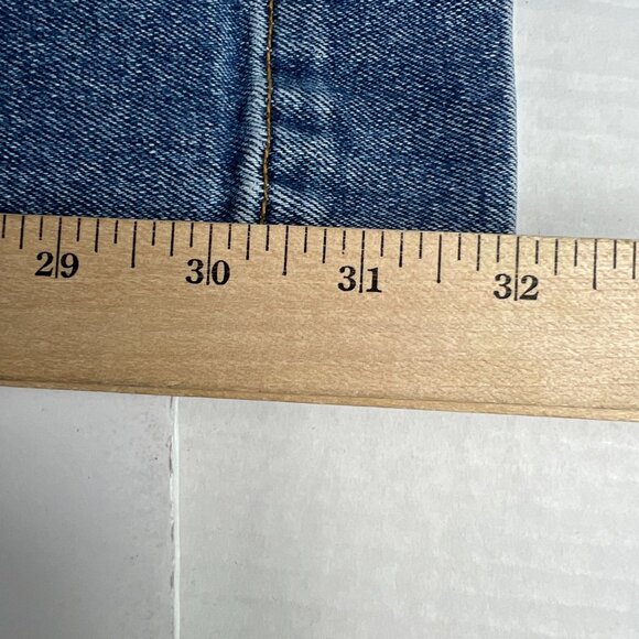 Revice Jean Women 24x32* Venus Flare Star High Rise Blue Front Seam Denim Tag 27 - Picture 12 of 16